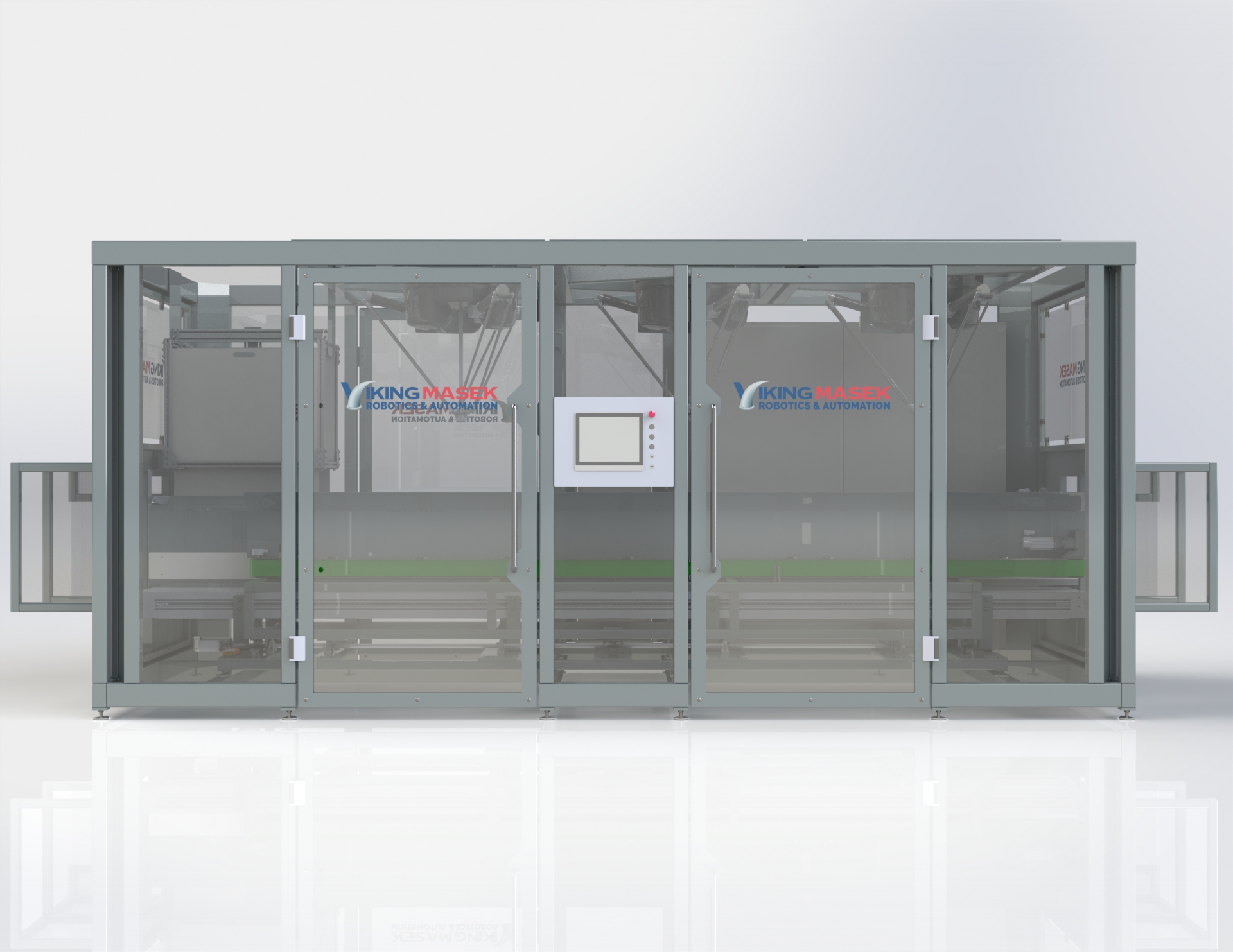 D3 Robotic Case Packer - Side view