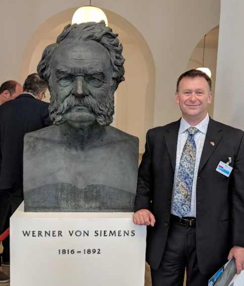 Paul with Werner Von Siemens